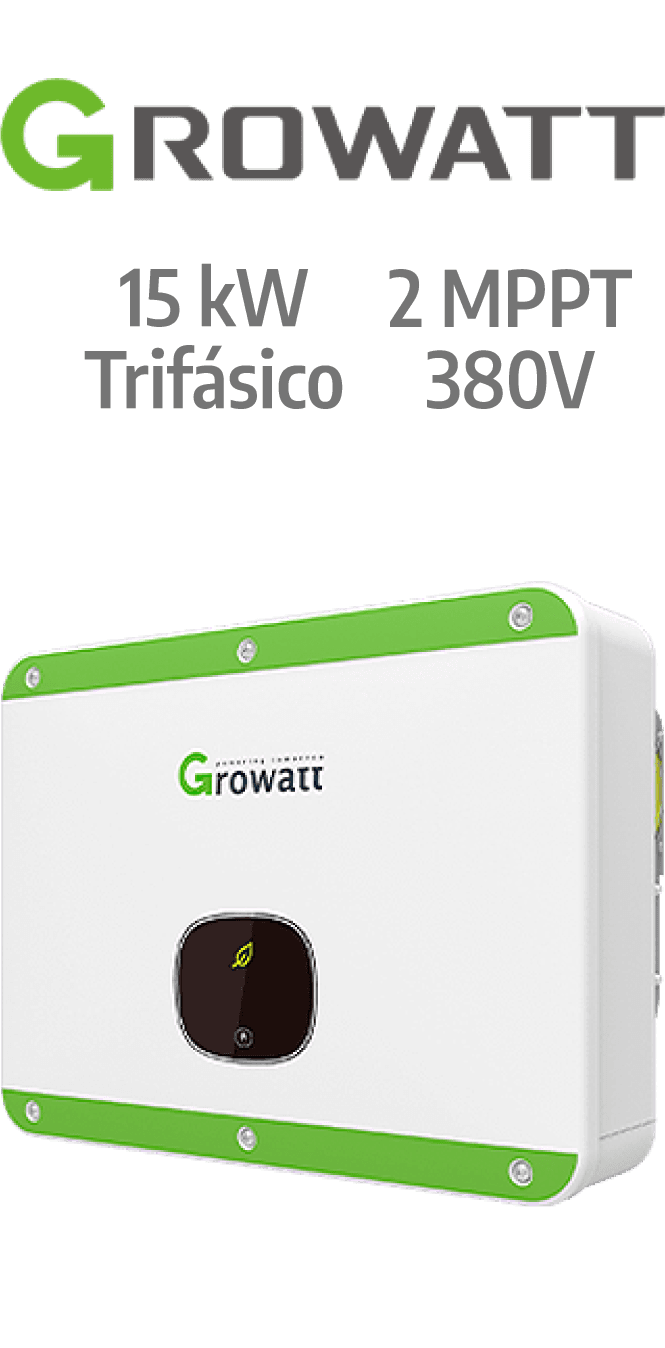 GROWATT MID15KTL3-X - 380V - 2MPPT