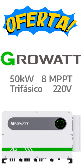 GROWATT MAX50-KTL3-XL2 - 220V - 8MPPT