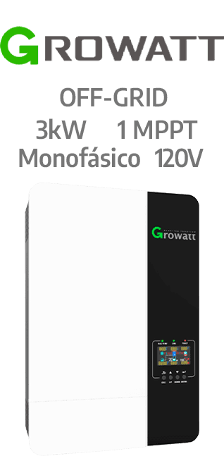 GROWATT SPF 3000TL LVM-ES - 120V - 1MPPT