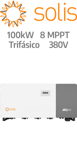 SOLIS - 100K-5G-PRO - 380V - 8MPPT
