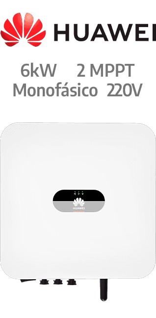 HUAWEI ON-GRID 6KW - 220V - 2 MPPT - AFCI (SUN2000-6KTL-L1)