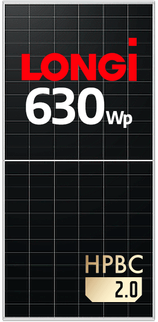 MÓDULO LONGI 630WP MONOFACIAL N-TYPE EF. 23.3% (LR7-72HTH-630M)
