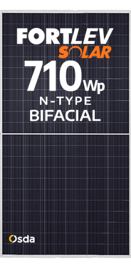 MÓDULO OSDA 710WP BIFACIAL N-TYPE EF. 22.86% (ODA710-33V-MHD)