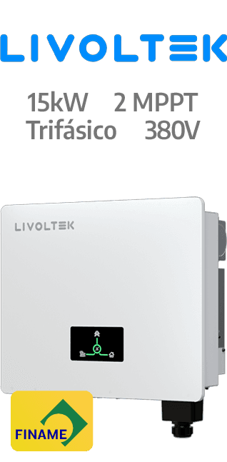 LIVOLTEK ON-GRID 15KW - 380V - 2MPPT - AFCI (GT3-15KD1)