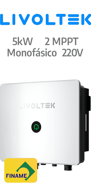 LIVOLTEK ON-GRID 5KW - 220V - 2MPPT - AFCI (GT1-5KD2)