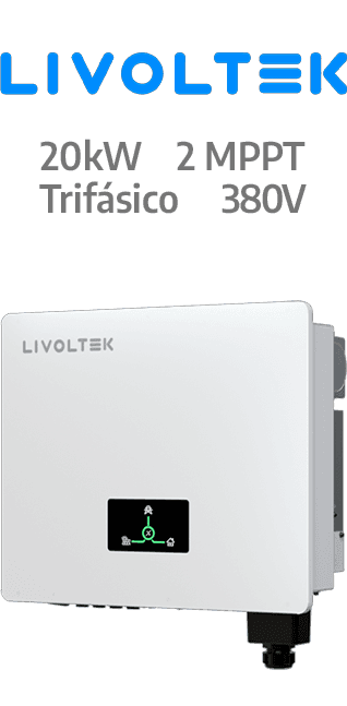 LIVOLTEK ON-GRID 20KW - 380V - 2MPPT - AFCI (GT3-20KD1)