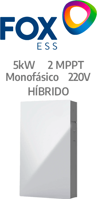 FOXESS ALL IN ONE 5KW - 220V - 2 MPPT- AFCI (P100-5-H)