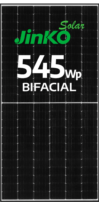 MÓDULO JINKO 545WP BIFACIAL P-TYPE EF. 21,13% (JKM545M-72HL4-BDVP)