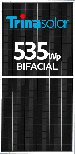 MÓDULO TRINA 535WP BIFACIAL N-TYPE EF. 20,5% (TSM-535DEG19C.20)