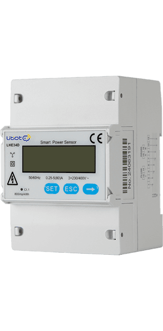 SMART METER LIVOLTEK LHE34D 5(80)A - MEDIÇÃO DIRETA