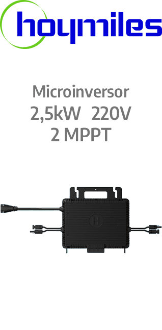 HOYMILES MICROINVERSOR 2,25KW - 220V - AFCI (MIS-2250-W PRO-2T)