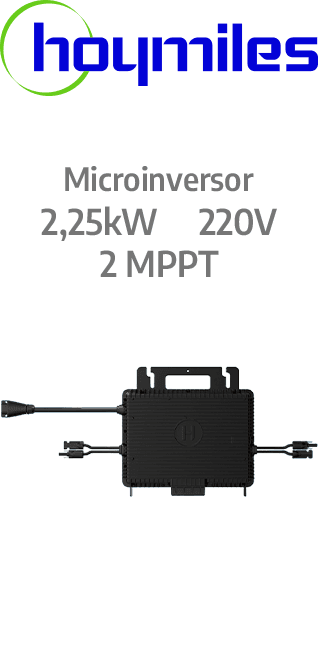HOYMILES MICROINVERSOR 2,25KW - 220V - AFCI (MIS-2250-W PRO-2T)