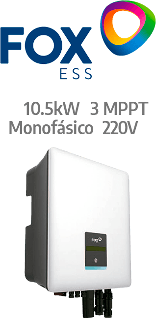 FOXESS G10500 - 220V - 3MPPT