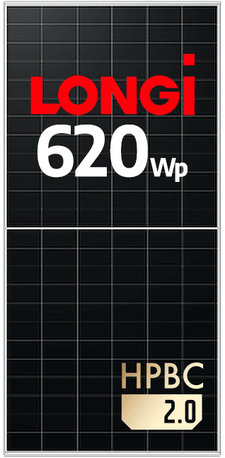 MÓDULO LONGI 620WP MONOFACIAL N-TYPE EF. 23.0% (LR7-72HTH-620M)