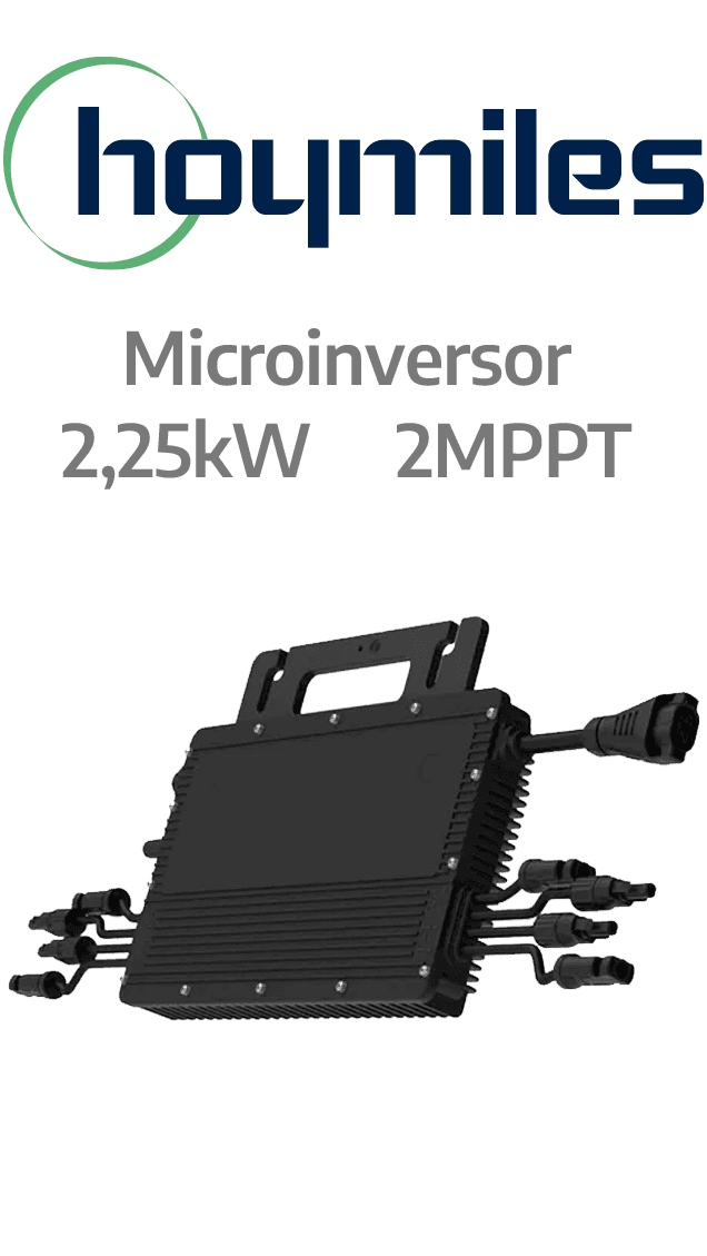HOYMILES MICROINVERSOR 2,25KW - 220V - AFCI (HMS-2250DW-4T)