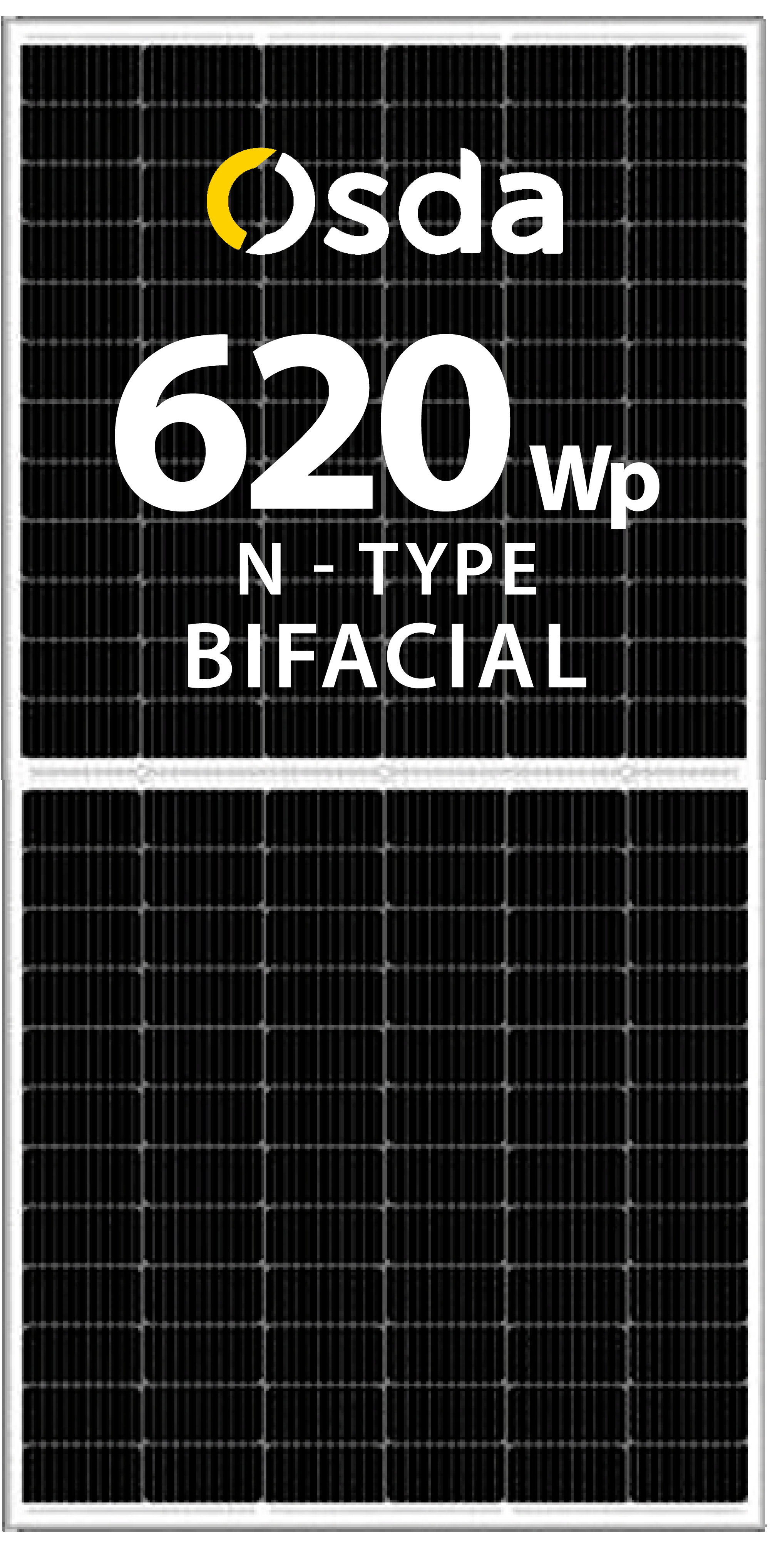 MÓDULO OSDA 620WP BIFACIAL N-TYPE EF. 23% (ODA620-33V-MHDRZ)