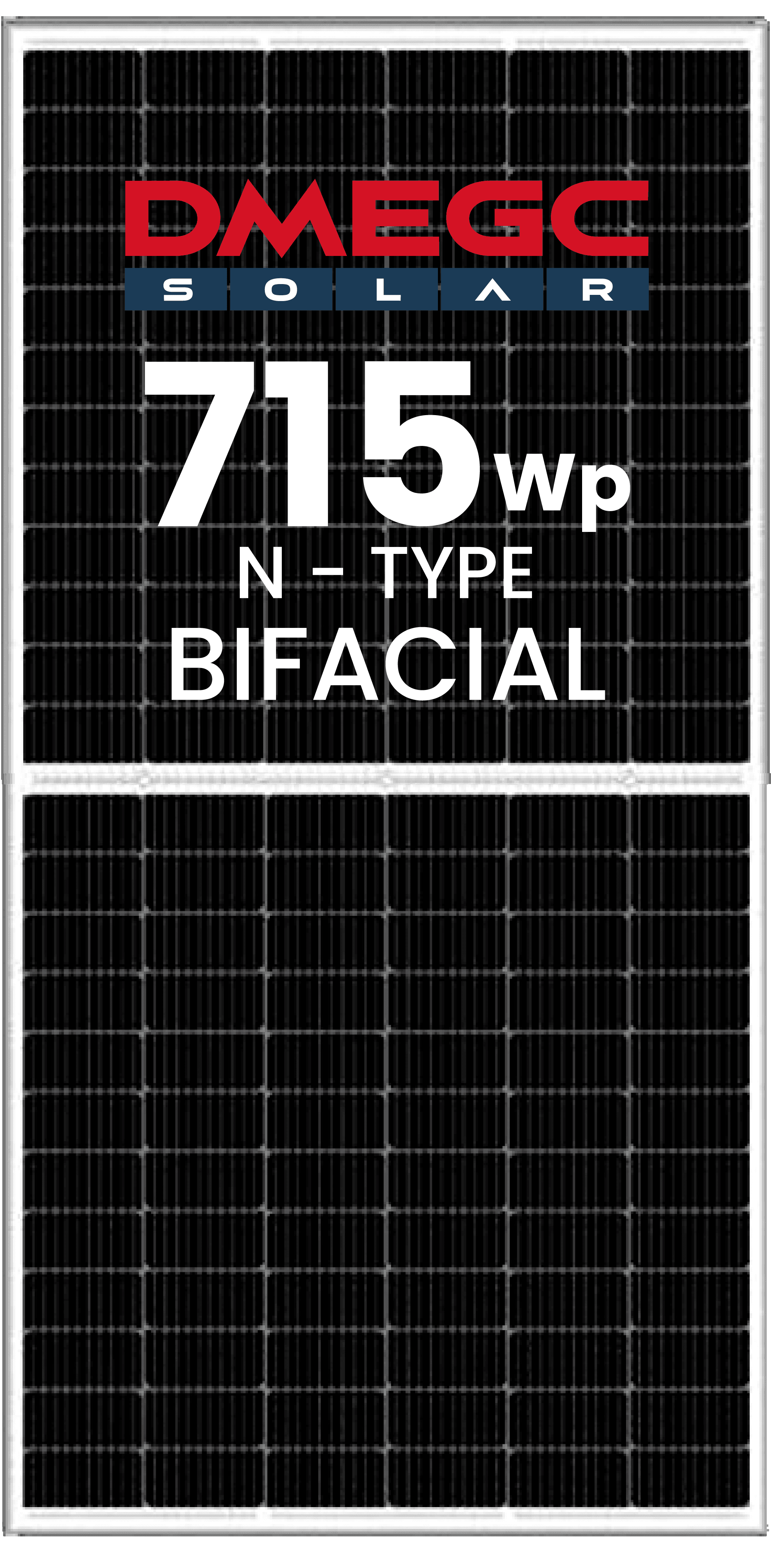 MÓDULO DMEGC 715WP BIFACIAL N-TYPE EF. 23% (DM715G12T-B66HSW)