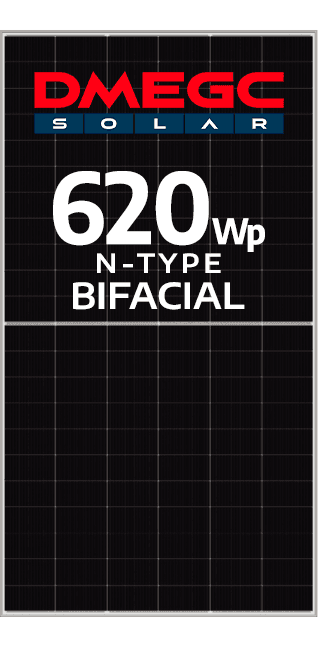 MÓDULO DMEGC 620WP BIFACIAL N-TYPE EF. 23% (DM620G12RT-B66HSW)